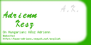 adrienn kesz business card